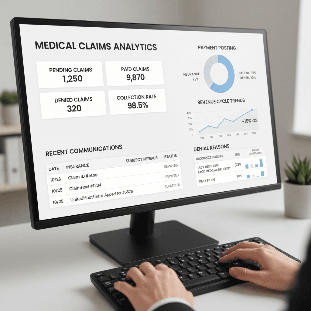 Revenue cycle optimization and billing analysis